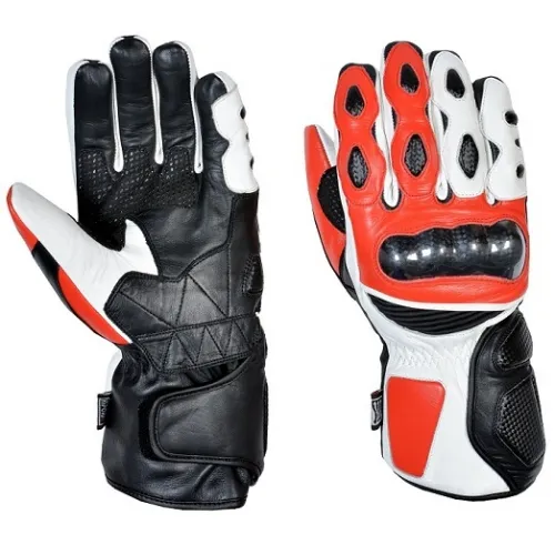 Кожаные мотоциклетные перчатки для защиты рук черный/красный neu мотоциклетные перчатки с сенсорным экраном водонепроницаемые перчатки