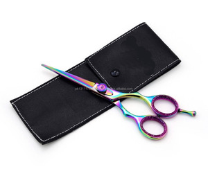 Tijeras profesionales recubiertas de titanio para peluquería, para salón de peluquería, el mejor corte de pelo personalizado - Product Image 6