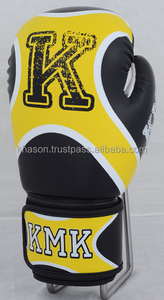 GANTS DE BOXE LOGO PERSONNALISÉS CONCEPTION PERSONNALISÉE DE GYM BOXING TRAINING CUIR NOIR FITNESS ROUGE LOGO PVC PERSONNALISÉ COULEUR MMA - Product Image 2