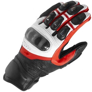 Guantes de Motociclismo de Entrenamiento Resistentes al Viento, Personalizados OEM, de Alta Calidad, Unisex, de Cuero Impermeable, con Correa de Muñeca Ajustable - Product Image 1