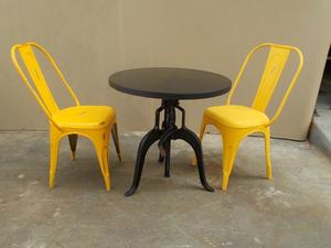 โต๊ะทานอาหารไม้เนื้อแข็งสไตล์อุตสาหกรรมที่ทันสมัยสำหรับบ้านหรือเฟอร์นิเจอร์สำนักงาน - Product Image 4