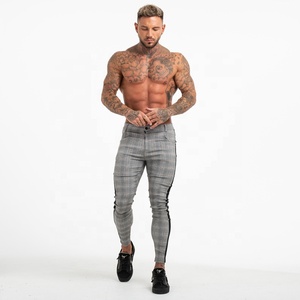 Pantaloni <span class=keywords><strong>a</strong></span> righe skinns skinns <span class=keywords><strong>a</strong></span> quadri stile moda Dropship OEM - Product Image 3