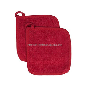 Prácticos manoplas acolchadas punteadas e impresas para horno - Product Image 5