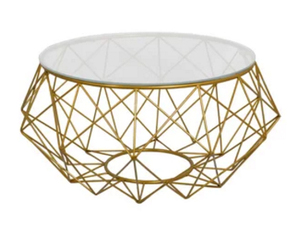 Centro de mesa de café/MESA de comedor/mesa de vidrio de METAL - Product Image 4