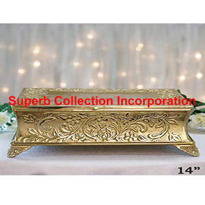 Soporte redondo para pastel de oro hecho a mano, hecho en la India, gran oferta y alta calidad, nuevo diseño - Product Image 4