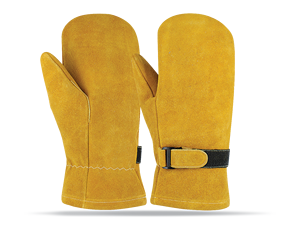 Gants mitaines d'hiver 100 % cuir pleine fleur de haute qualité pour les sports de plein air, le cyclisme, le ski et la plage - Product Image 2