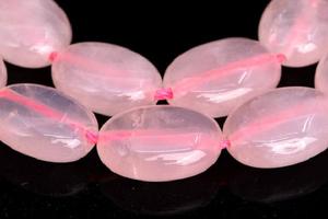 High quality rose quartz Oval Bead Stone <b>Necklace</b> Beads <b>Crystal</b> Charms for Jewelry Making <b>Crystal</b> Women <b>Necklace</b> Wholesaler - Product Image 5
