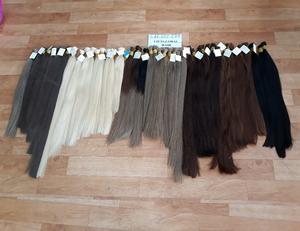 Extensions de cheveux Remy vietnamiens et cambodgiens faisceaux de trame de peau droite avec fermeture - Product Image 3