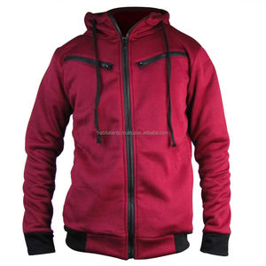Venta al por mayor personalizada 100% algodón Premium 3D Full Zip Up Puff Print Hoodie para hombres térmica - Product Image 4