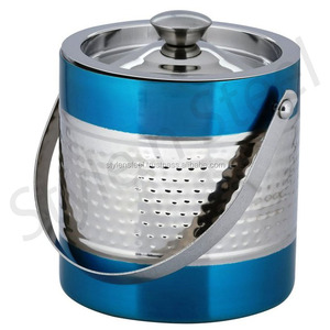 Cubos de hielo de doble pared, cubo de hielo martillado de doble pared, para bar, precio al por mayor - Product Image 2