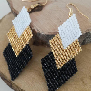 Pendientes Miyuki, Pendientes Hechos a Mano, Colección Única Hecha a Mano - Product Image 1