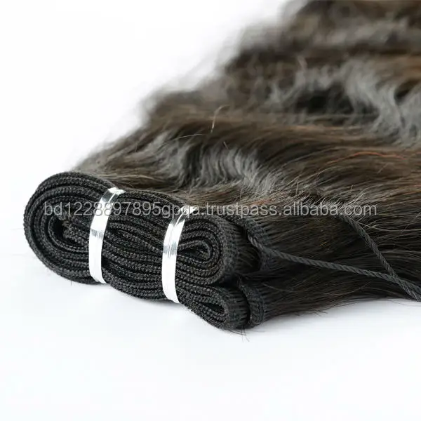 レミー人毛織り、バージン本物のかぎ針編みの毛延長、卸売本物のインドの寺院の毛