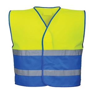 Chaleco DE SEGURIDAD naranja de dos tonos para topógrafo Hi-Vis antiestático transpirable reflectante impermeable verano nailon fluorescente térmico - Product Image 1
