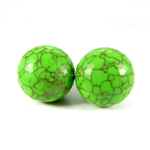 Turquesa Natural Verde Cobre de 16 mm, Corte Checker Tipo Cebolla, 25.30 Quilates, Origen Estadounidense, Gemas Ishu para Joyería - Product Image 1