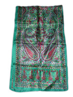 Bufanda Larga de Seda con Diseño de Paisley
