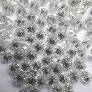 1.00 Ct Tcw. Diamant synthétique cultivé en laboratoire HPHT poli en vrac VS2 clarté G-H couleur excellente coupe 3.00 Mm-3.10mm blanc CVD - Product Image 2