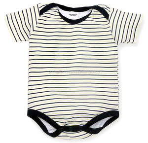 OEM Organic Bamboo Cotton Kids Bodysuit Tirupur Direct Newborn Plain <b>Rompers</b> Jumpsuits for 0-3 Months Baby Wholesale Baby - Product Image 3