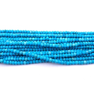 Cuentas facetadas para fabricación de joyas, piedra preciosa turquesa Natural - Product Image 3