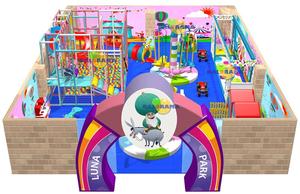 140sqm รูปแบบพิเศษในร่มสนามเด็กเล่นสนามเด็กเล่นในเชิงพาณิชย์ Softplay สนามเด็กเล่น - Product Image 3