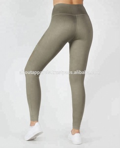 กางเกงออกกำลังกายเอวสูงสำหรับผู้หญิง,กางเกงโยคะแห้งเร็วกางเกงเลกกิ้งผ้าโพลีเอสเตอร์ไนลอนสำหรับฝึกซ้อม - Product Image 2