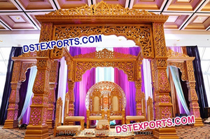 Mandap de elefante de fibra para maletero, accesorio de boda tradicional, indio, elegante - Product Image 2