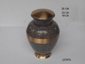 High Quality Cast Brass <b>Urn</b> Jars European Style Enamel Painted with Engraving in Blue Colour <b>Pet</b> <b>Urn</b> Jars - Product Image 4