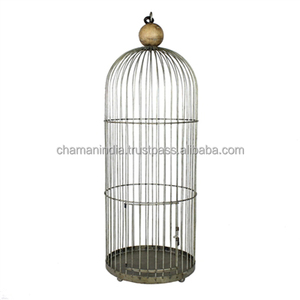 กรงนกโลหะทรงสูงแบบหรูหรา - Product Image 1
