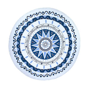 Wholesale <b>Large</b> Size Round Beach <b>Towel</b> with Fringe Microfiber Sand Free Custom <b>Towels</b> Beach <b>Towels</b> - Product Image 1