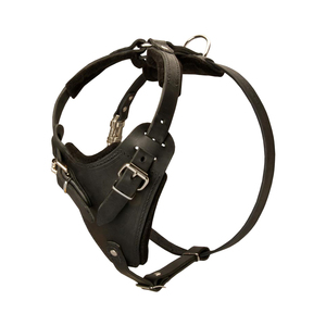 Harnais en cuir pour chien, Durable, de haute qualité et de haute qualité, pour rottwailer - Product Image 4