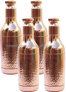 Ensemble de bouteilles d'eau en cuivre pur 100% bouteille d'eau imprimée en cuivre bouteilles d'eau en cuivre conscientes et décoratives de qualité supérieure - Product Image 3