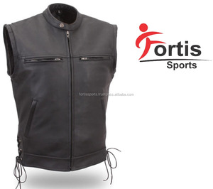 In <span class=keywords><strong>Pelle</strong></span> Nera degli uomini Del Motociclo Della Maglia - Product Image 5