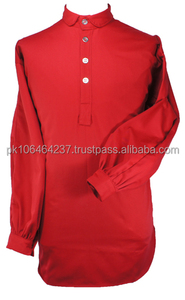 เสื้อเชิ้ตลายตารางหมากรุกแบบอเมริกันแขนยาวปกพับลงงานตามสั่งผลิตตามสั่ง - Product Image 3