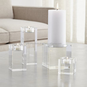 Premium Quality Handmade Light Weight <b>Glass</b> <b>Candle</b> <b>Holder</b> for Gifting Purpose Available at Affordable Price - Product Image 2