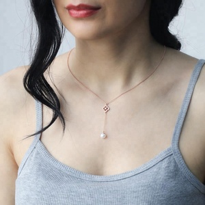 Colgante de Plata de Ley 925 con nacarado, largo, turco, hecho a mano, precio de fábrica - Product Image 2