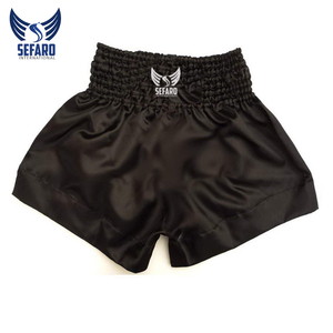 กางเกงขาสั้นมวยไทยขาสั้นสำหรับผู้ชายกางเกงต่อยมวยระบายอากาศได้ดี - Product Image 2