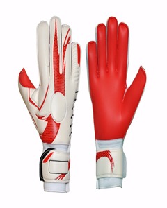 Gants de gardien de but de football en latex et en cuir confortables personnalisés au meilleur prix pour les sports de plein air - Product Image 1