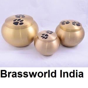 Urna de cremación de mascotas, suministros funerarios de latón Odyssey - Product Image 3