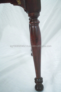 Mesa de madera cuadrada árabe/islámica tallada a mano W26 - Product Image 4