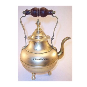 Turkish <b>Teapot</b> Handmade Table Top Gold Plated Turkish <b>Teapot</b> Medium Size Customized Handmade Brass <b>Metal</b> Turkish <b>Teapot</b> - Product Image 4