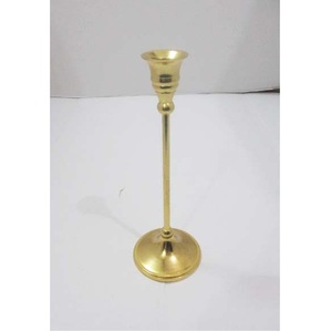 Bougeoir en métal doré pour décoration de maison, d'hôtel et de table de mariage - Product Image 1