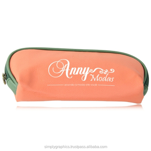 Sac à cosmétiques en cuir souple de haute qualité de style coréen avec doublure en coton tendance et fermeture à glissière Fabriqué en Chine - Product Image 2