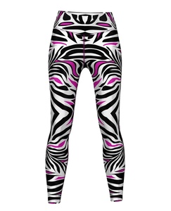 Pantalon de yoga sexy pour femmes, logo personnalisé, imprimé par transfert thermique, respirant, antibactérien, motif de vêtements de sport, taille plus, 220 g/m² - Product Image 6