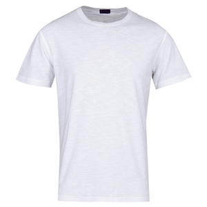 Camisetas de hombre con diseño de cuello redondo de algodón 100% al por mayor, camisetas de manga corta informales de talla grande impresas personalizadas, camisetas transpirables en blanco - Product Image 2