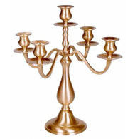 OMKAAR Chandelier de mariage fait à la main en argent à 9 lumières, support en métal et aluminium à 2 niveaux, décoration de bougie élégante, modèle spécial 4577 - Product Image 3