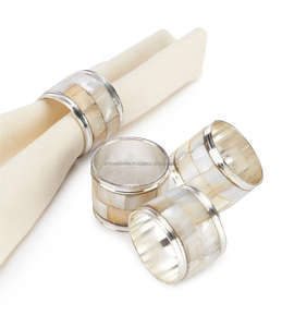 Porte-serviettes en acrylique plaqué or, STYLE nouveau, pour la vaisselle, porte-serviettes en métal - Product Image 5