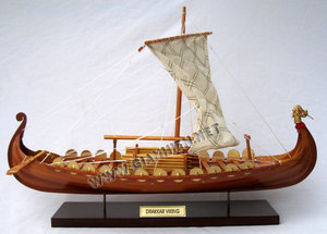 VIKINGG..VIKINGG BOAT - Navire ancien en bois - Artisanat du Vietnam - Product Image 3