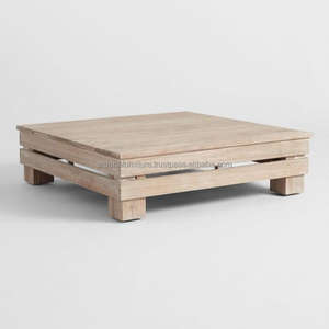 Minimalist Modern Solid Teak Wood Daybed Sofa <b>Set</b> Eco-Friendly Furniture for <b>Living</b> <b>Room</b> Use in Villa Apartment Home or Hotel - Product Image 5