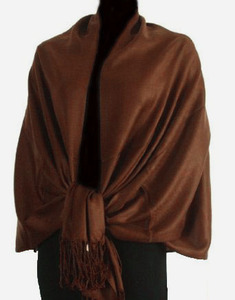 Long châle imprimé floral en acrylique et coton viscose et écharpe traditionnelle Pashmina pour adultes pour le printemps et l'été - Product Image 5