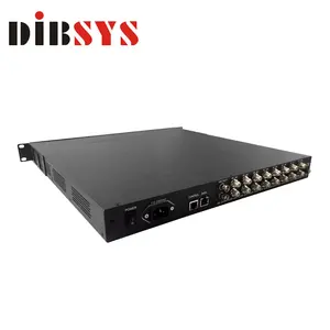 DVB-S2 ird de 8 canales, receptor de IPTV, catv, cabezal digital para centro médico