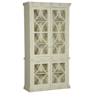 Meuble de cuisine à deux portes en bois massif, armoire de style rustique - Product Image 3